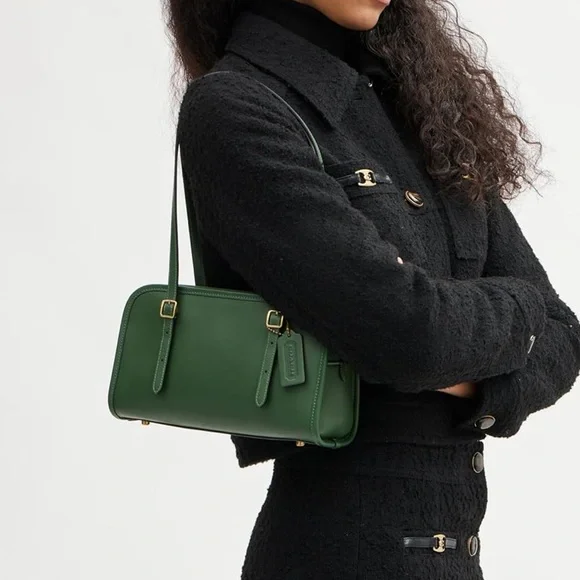 『TEN NYLON COACH GREEN XL 』 TEN NYLON COACH GREEN XL 』 Rare Coach XL EMERALD GREEN